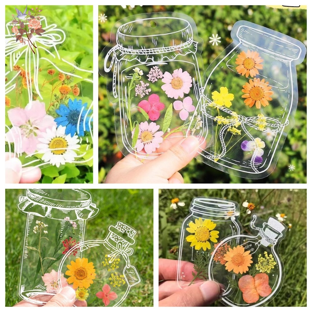 Dried Flower Bookmark - 수제 압화 북마크 DIY 재료 투명