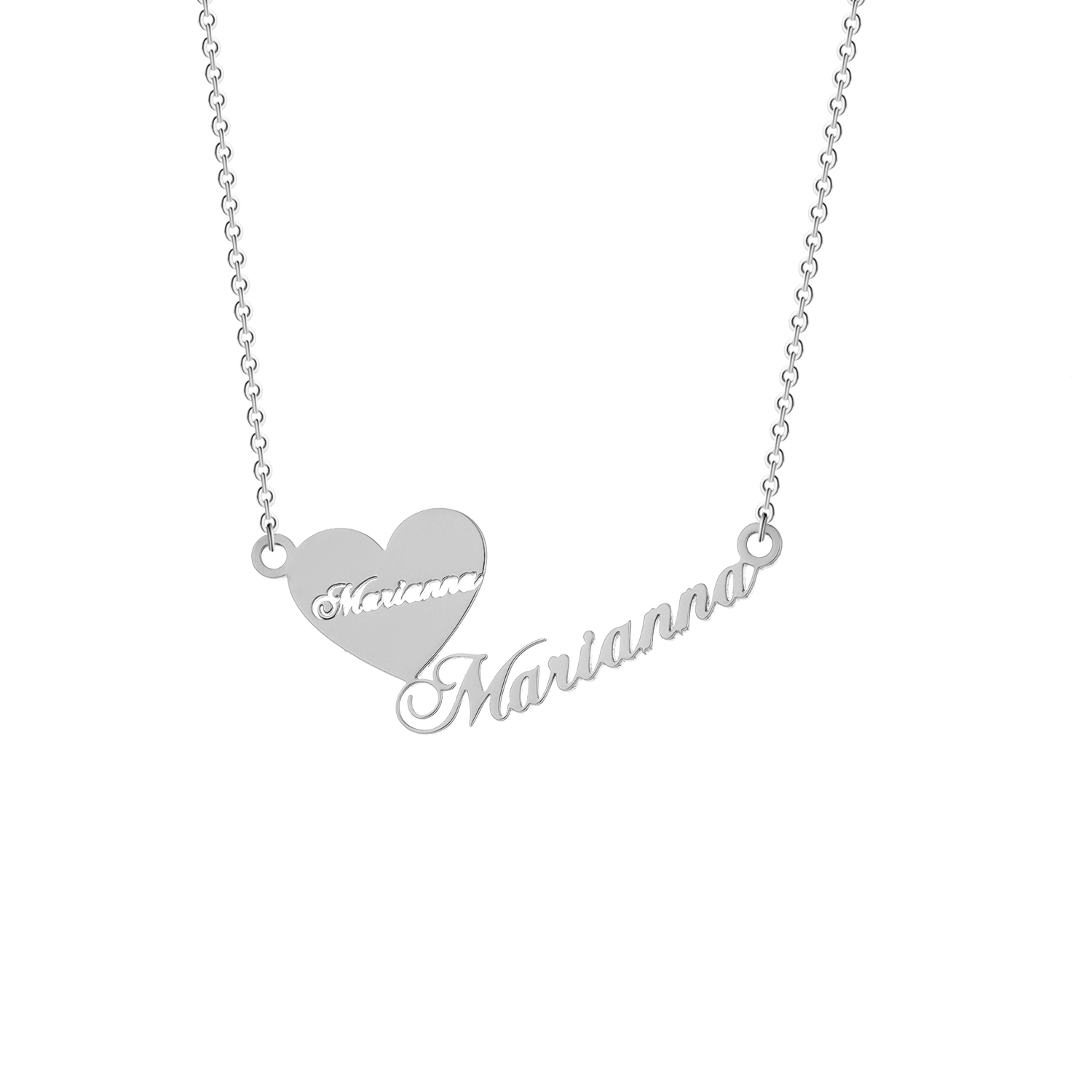 여성을위한 맞춤형 스테인레스 스틸 이름 목걸이 맞춤형  - Name Necklace Custom 리뷰 및 가격
